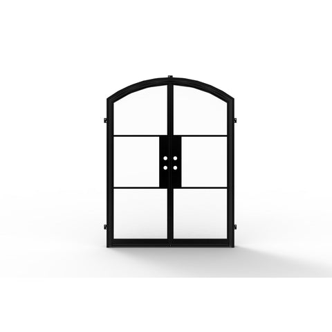 Light 3 - Double - Eyebrow  | Steel French Doors