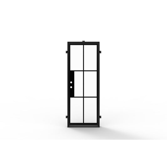 Pre-Order: Light 6 Single | Steel French Doors (Ships 22-24 Weeks)