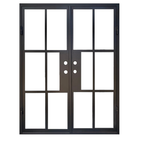 Light 6 - Double (Cold Weather + Thermal Break) | Steel French Doors