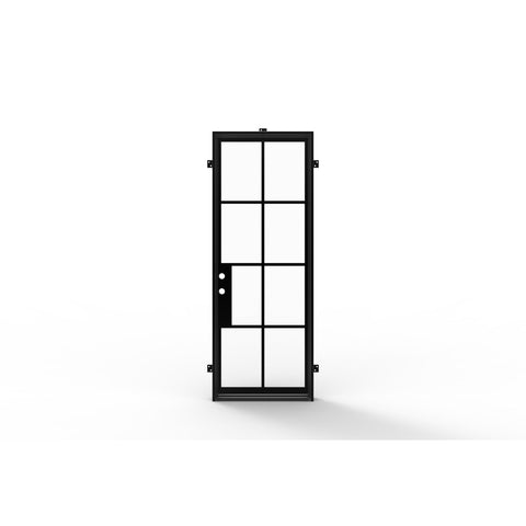 Pre-Order: Light 8 Single | Steel French Doors (Ships 22-24 Weeks)