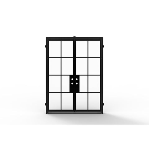 Pre-Order: Light 8 - Double | Steel French Doors (Ships 22-24 Weeks)