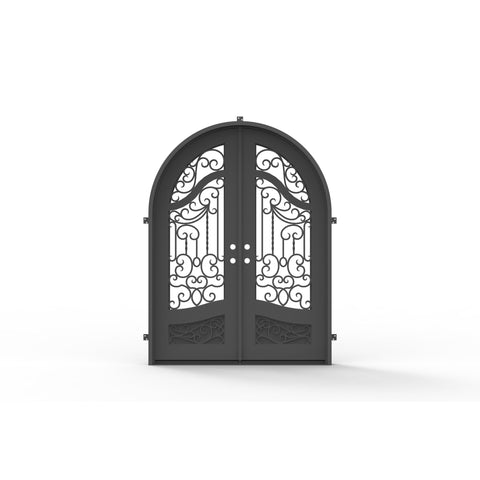 Pre-Order: Aspen 2 Double | Wrought Iron Door (Ships 22-24 Weeks)