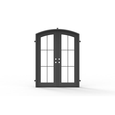 Pre-Order: Beaver Creek Double | Wrought Iron Door (Ships 22-24 Weeks)