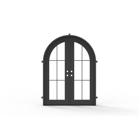 Pre-Order: Beaver Creek Double | Wrought Iron Door (Ships 22-24 Weeks)