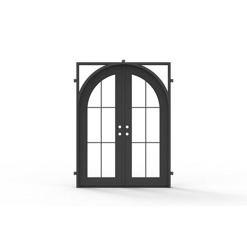 Pre-Order: Beaver Creek Double | Wrought Iron Door (Ships 22-24 Weeks)