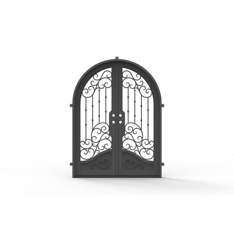 Pre-Order: Dallas Double | Wrought Iron Door (Ships 16-18 Weeks)