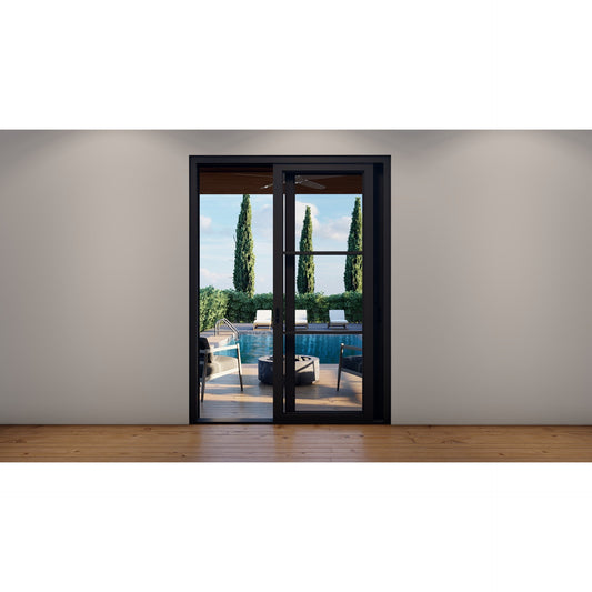 Pre-Order: Light 3 - 2 Panel (Ships 16-18 Weeks)  | Steel Sliding Doors