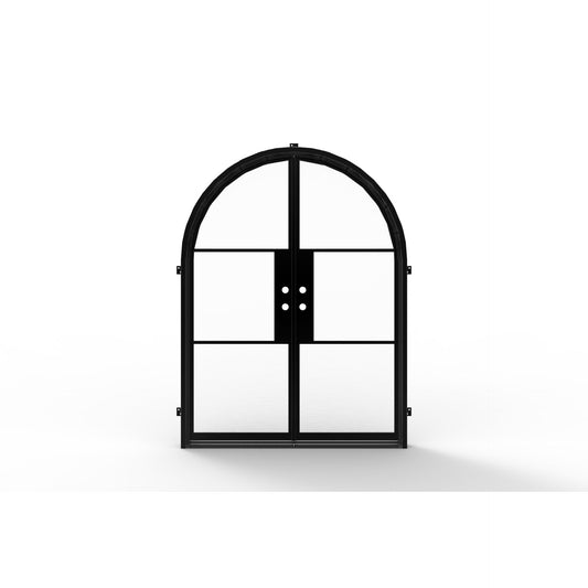 Light 3 - Double - Arch | Steel French Doors