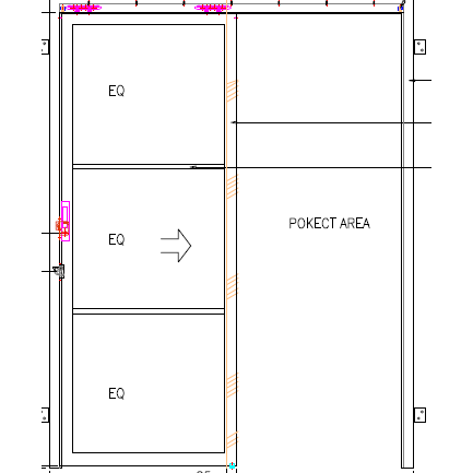 Pre-Order: Light 3 Single Interior Pocket Door | Steel Pocket Doors (Ships 22-24 Weeks)