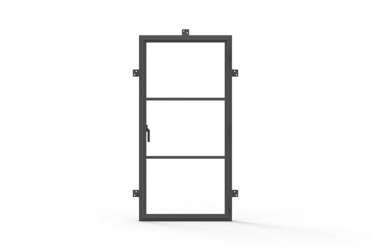 Pre-Order: Light 3 Single Casement Window | Steel French Doors (Ships 16-18 Weeks)