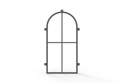 Pre-Order: Light 4 Fixed Window | Steel French Doors (Ships 16-18 Weeks)