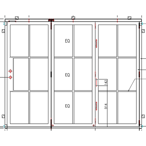 Light 6 Bi-Fold - 3 Panel | Steel French Doors