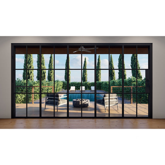 Pre-Order: Light 6S - 5 Panel (Cold Rolled Steel) | Steel Bi-Fold Doors (Ships 22-24 Weeks)