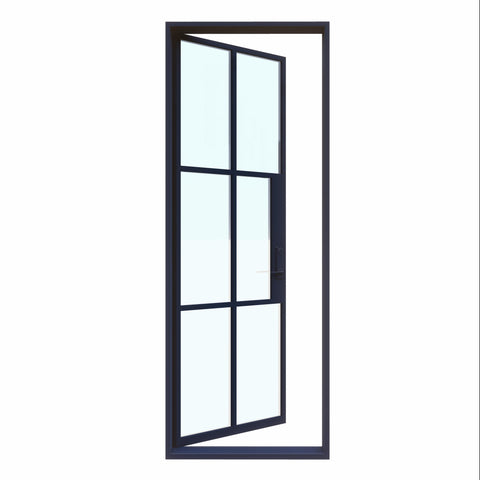 Light 6 Single (Cold Weather + Thermal Break) | Steel French Doors