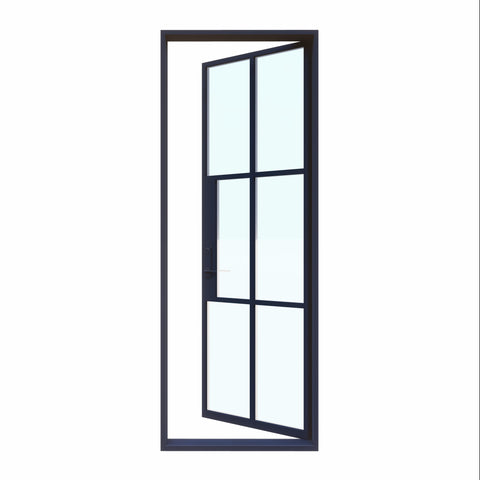 Light 6 Single (Cold Weather + Thermal Break) | Steel French Doors