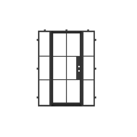 Light 6 - Single + Sidelights (Arriving 12/30/24) | Steel French Doors