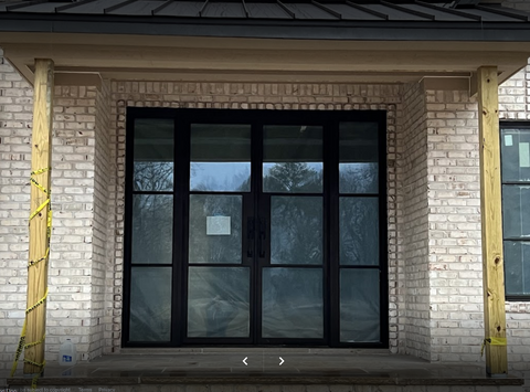 Pre-Order: Light 3 - Double + Sidelights (Cold Weather + Thermal Break) | Steel French Doors (Ships 22-24 Weeks)