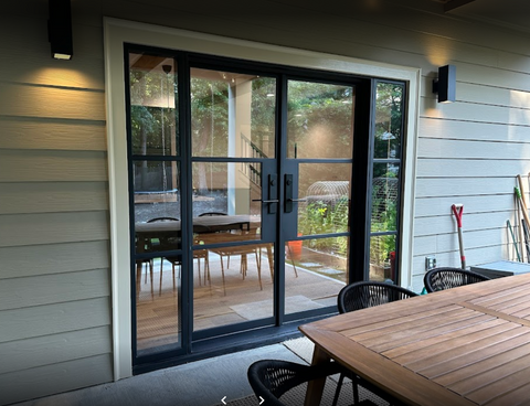 Pre-Order: Light 3 - Double + Sidelights (Cold Weather + Thermal Break) | Steel French Doors (Ships 22-24 Weeks)