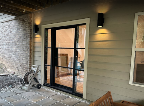 Light 3 - Single + Sidelights | Steel French Doors