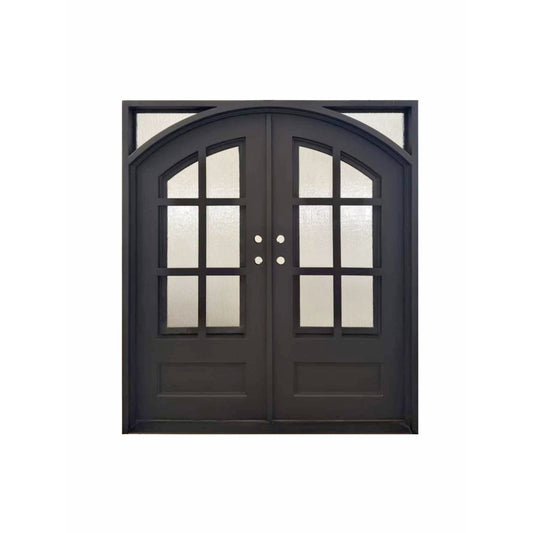 New York - Square Eyebrow | Wrought Iron Door