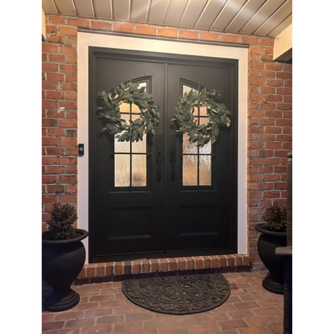 Pre-Order: Telluride Double (Cold Weather - Thermal Break) | Wrought Iron Door (Ships 22-24 Weeks)