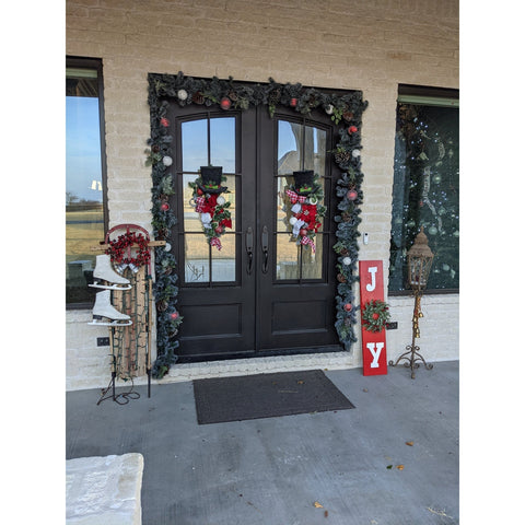 Pre-Order: Telluride Double (Cold Weather - Thermal Break) | Wrought Iron Door (Ships 22-24 Weeks)