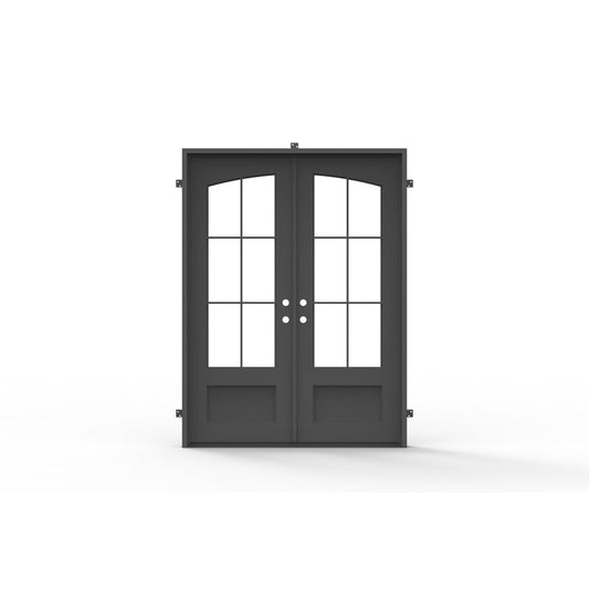 Pre-Order: Telluride Double | Wrought Iron Door (Ships 22-24 Weeks)