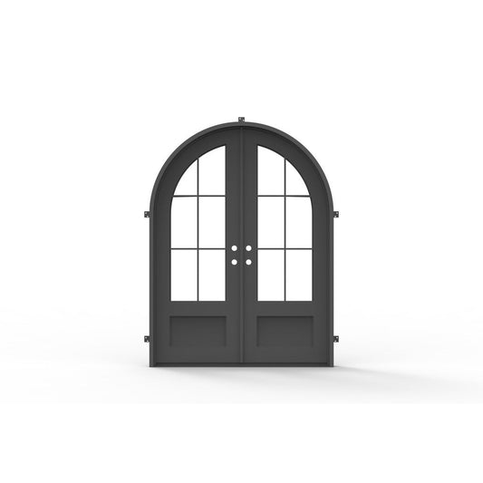 Telluride Arch Double | Wrought Iron Door