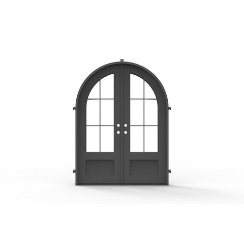 Telluride Arch Double | Wrought Iron Door