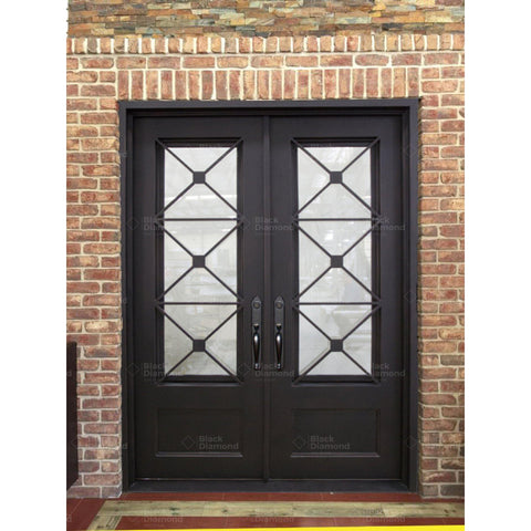 Pre-Order Snowbird-Wrought Iron Doors-Black Diamond Iron Doors