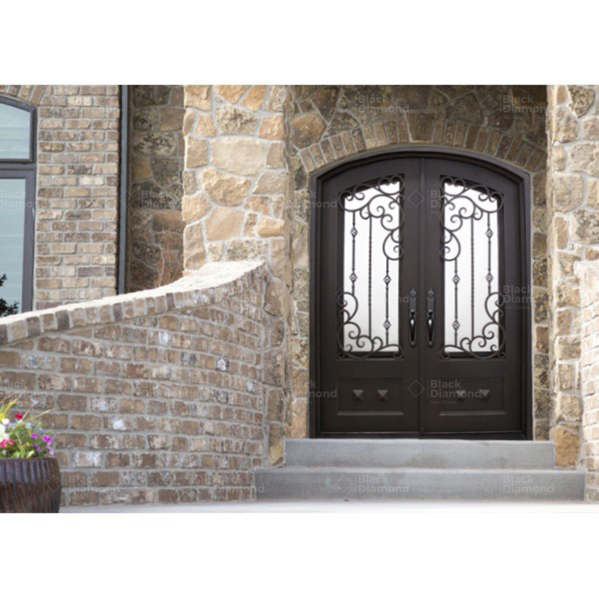 Pre-Order Big Sky-Wrought Iron Doors-Black Diamond Iron Doors