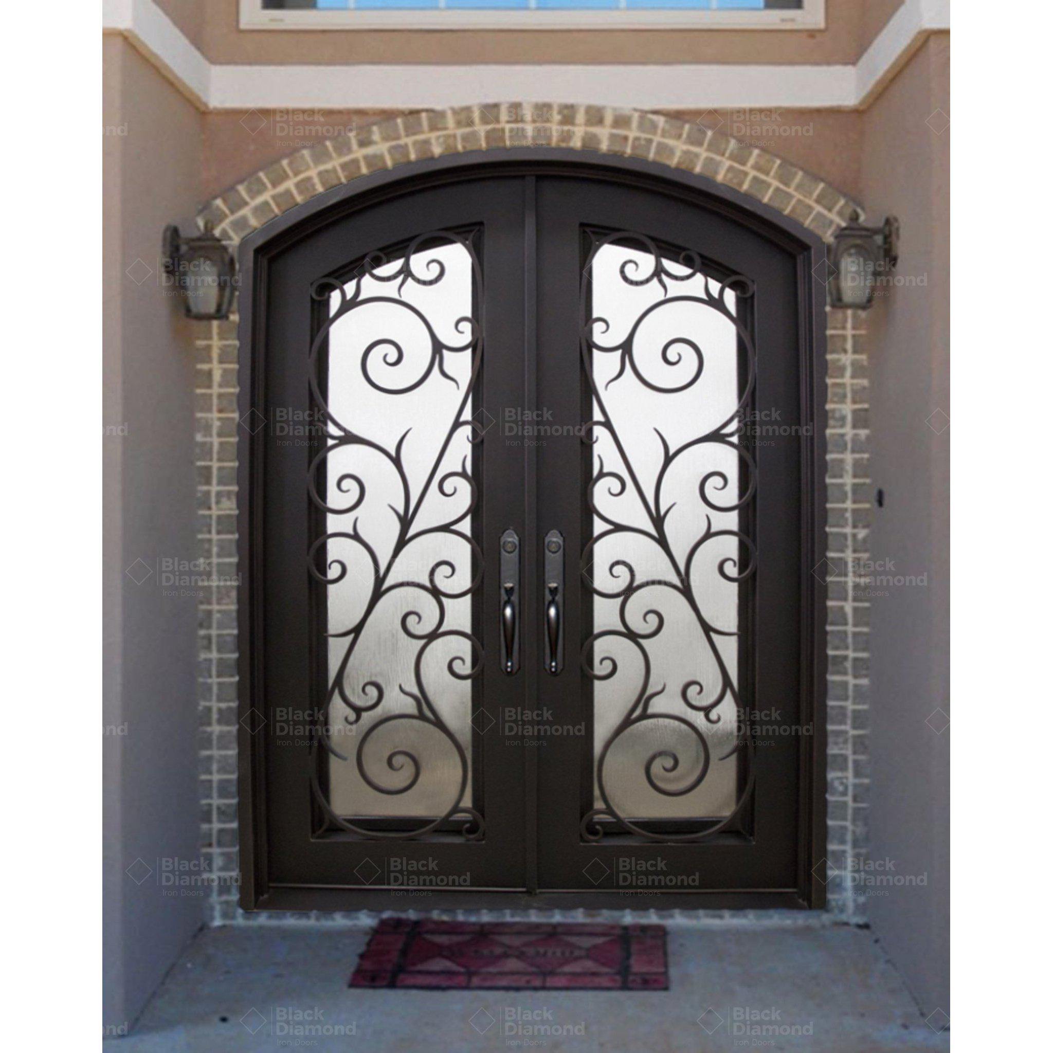 Pre-Order Val Thorens-Wrought Iron Doors-Black Diamond Iron Doors