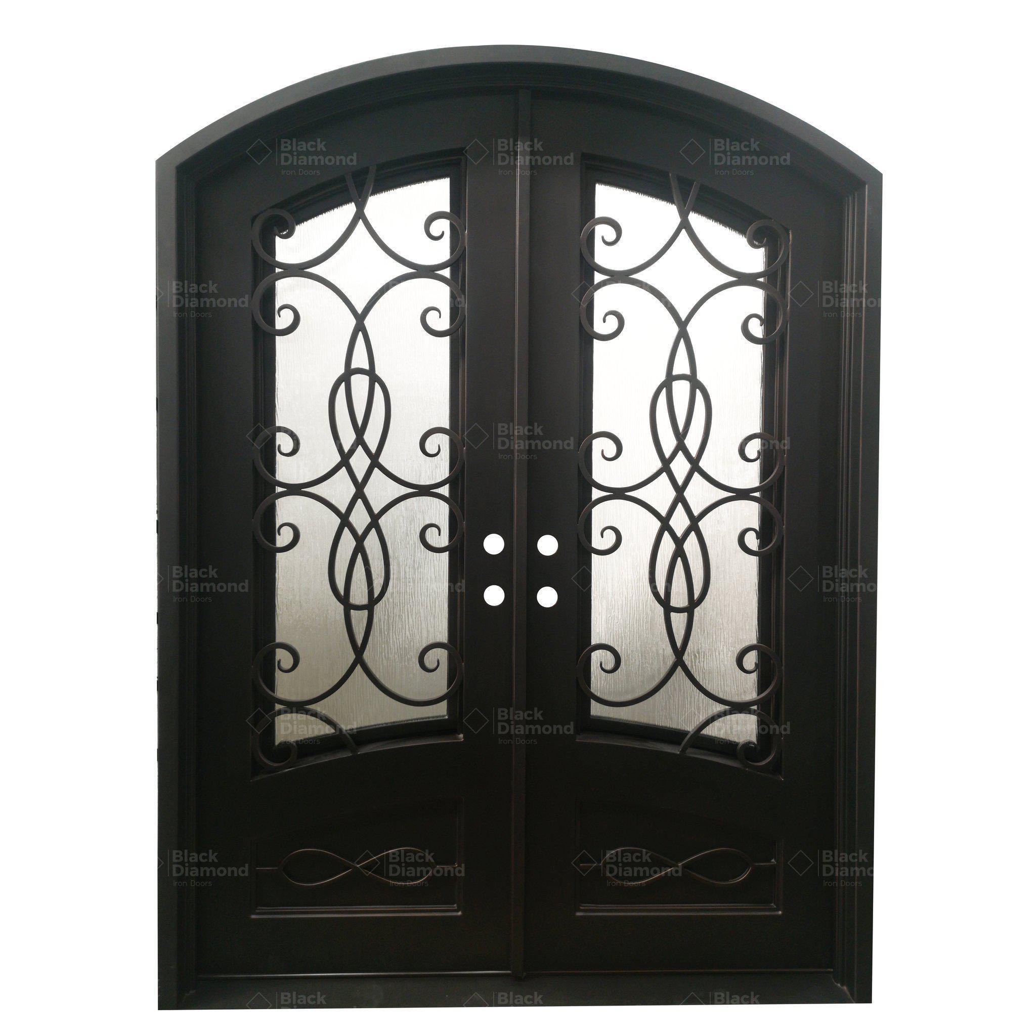 Pre-Order Jackson Hole-Wrought Iron Doors-Black Diamond Iron Doors