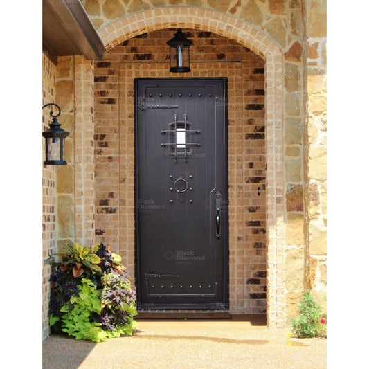 Pre-Order Verbier-Wrought Iron Doors-Black Diamond Iron Doors