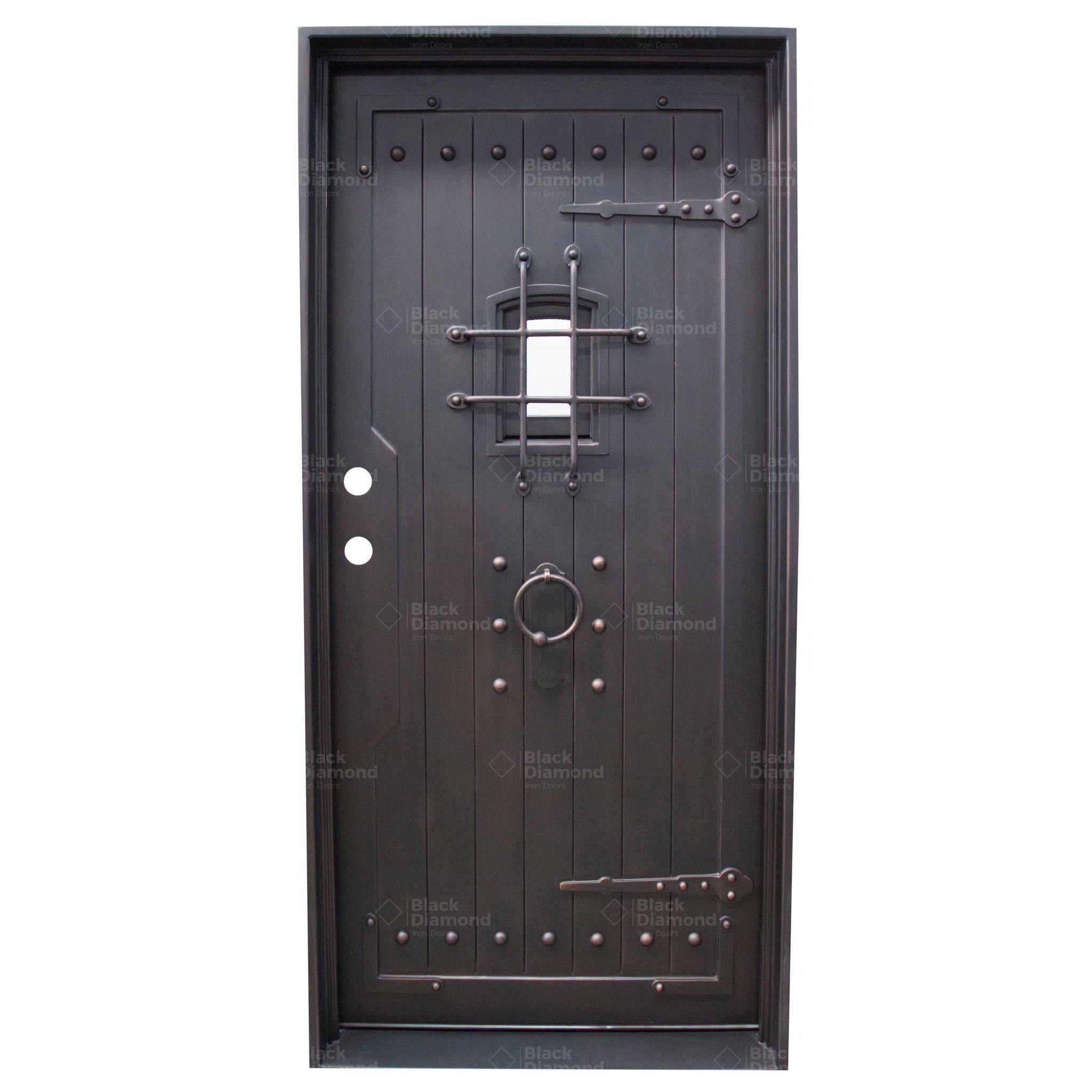 Pre-Order Verbier-Wrought Iron Doors-Black Diamond Iron Doors