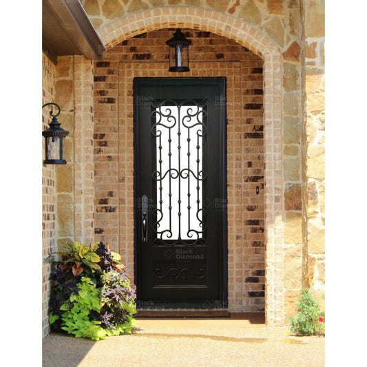 Pre-Order St. Mortiz-Wrought Iron Doors-Black Diamond Iron Doors