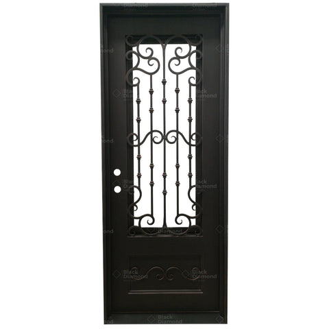 Pre-Order St. Mortiz-Wrought Iron Doors-Black Diamond Iron Doors