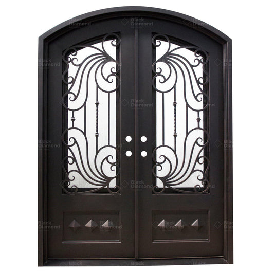 Pre-Order Vail-Wrought Iron Doors-Black Diamond Iron Doors