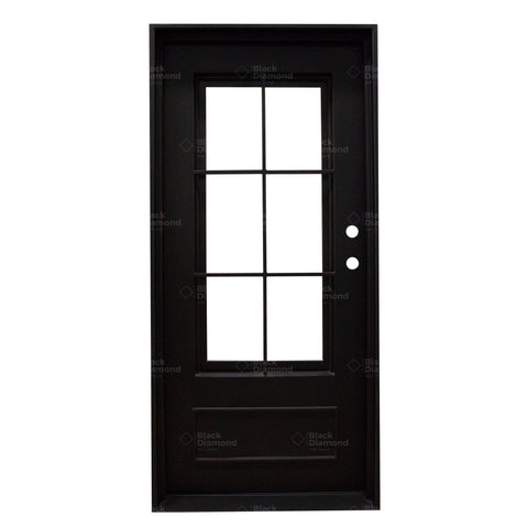 Pre-Order Wengen-Wrought Iron Doors-Black Diamond Iron Doors