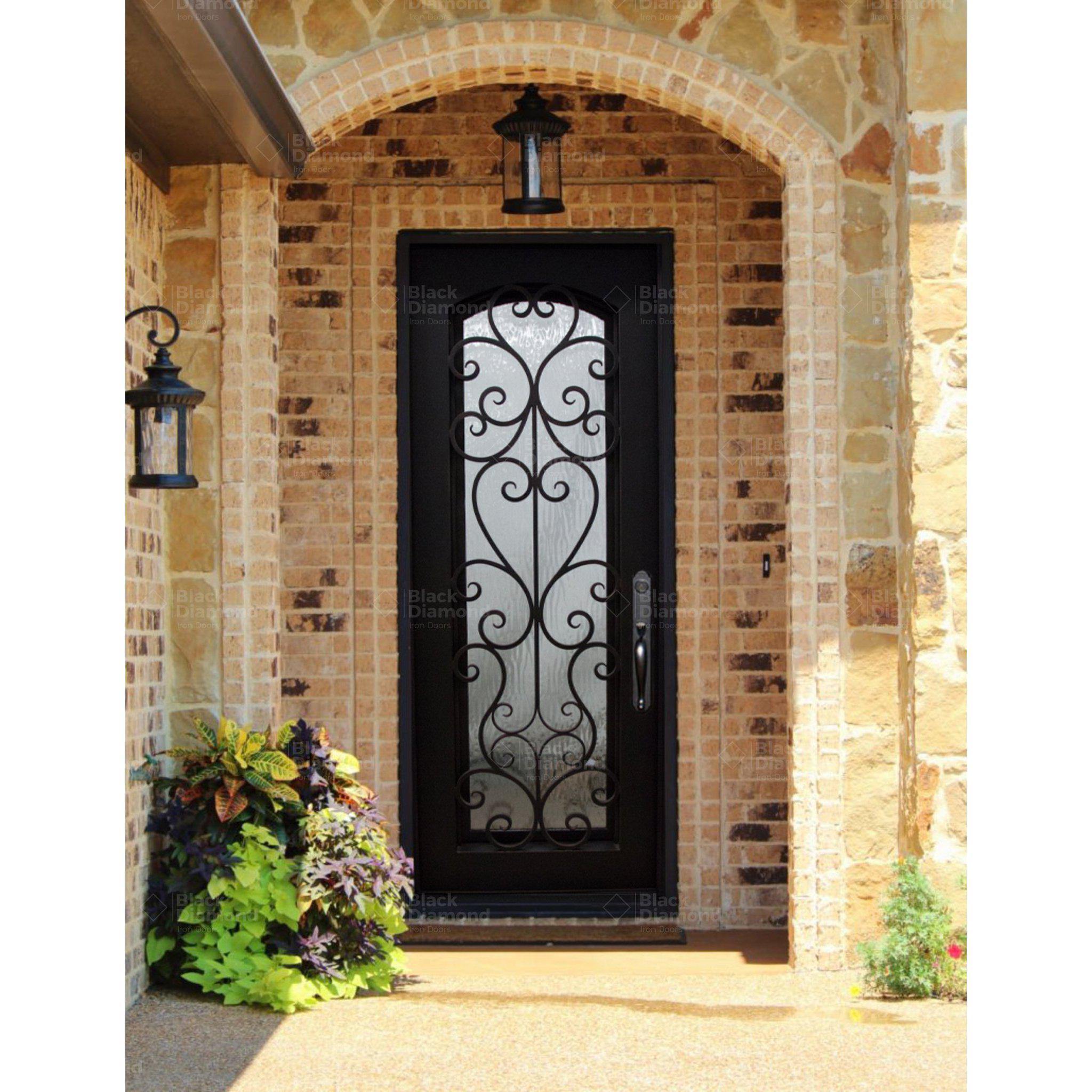 Pre-Order Bormio-Thermally Broken Doors-Black Diamond Iron Doors