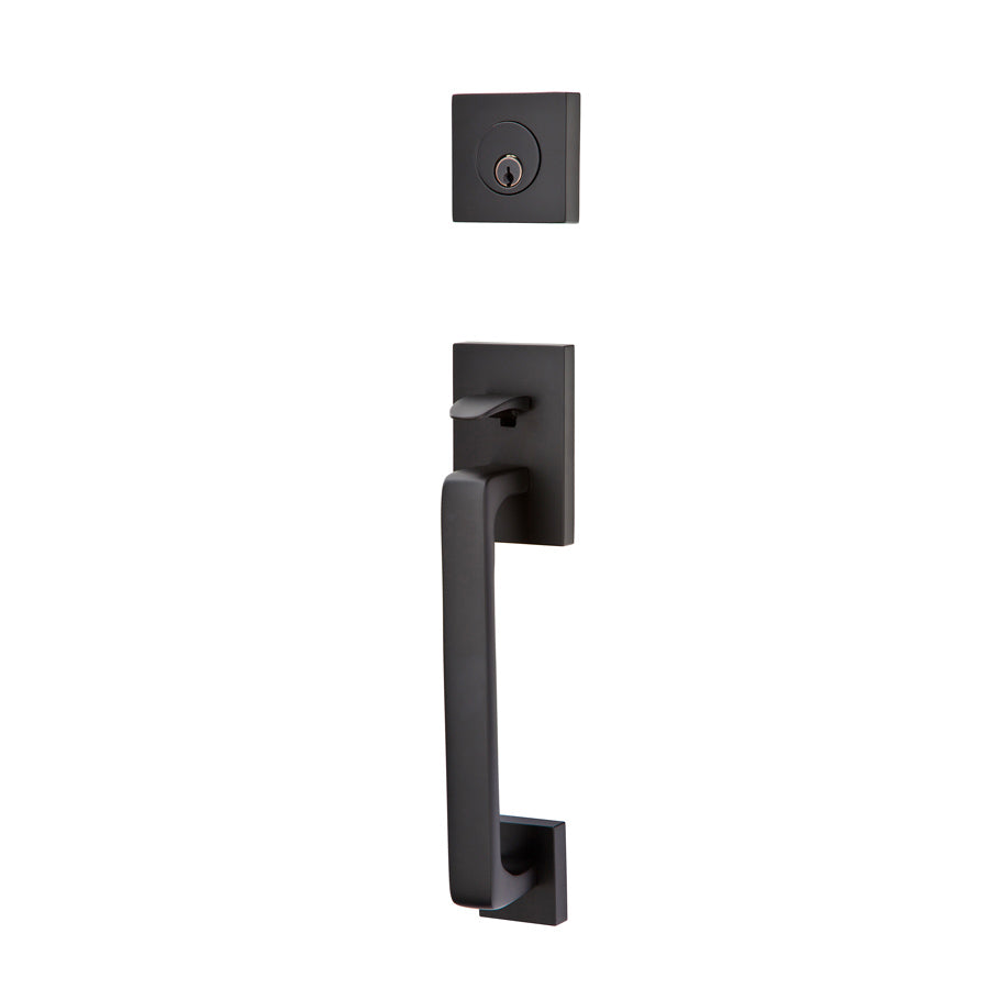 Emtek - Contemporary - Baden-Handles & Locks-Black Diamond Iron Doors