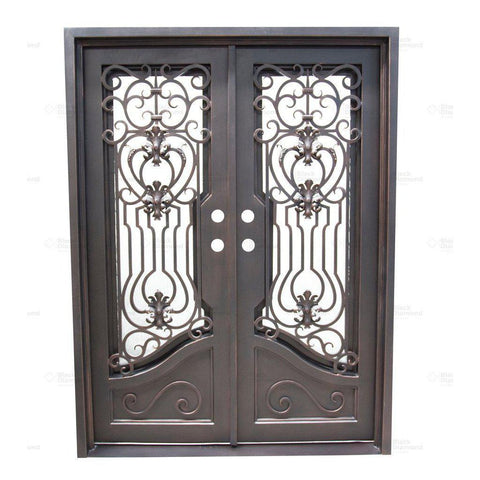 Pre-Order Denver-Wrought Iron Doors-Black Diamond Iron Doors