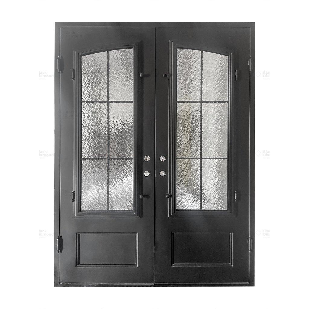 Telluride Double - Thermally Broken (Arriving 6/1/23)-Thermally Broken Doors-Black Diamond Iron Doors