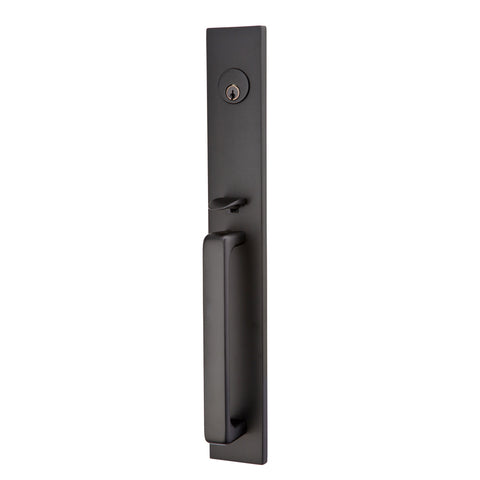 Emtek - Contemporary - Lausanne-Handles & Locks-Black Diamond Iron Doors