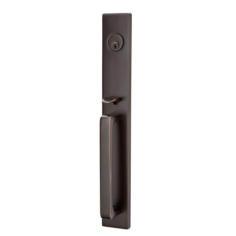 Emtek - Contemporary - Lausanne-Handles & Locks-Black Diamond Iron Doors