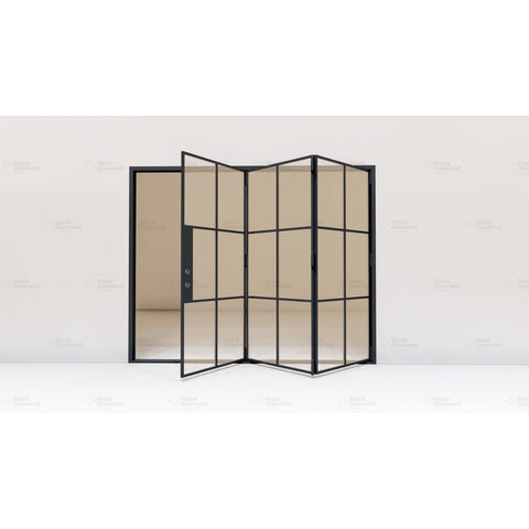 Pre-Order Light 6S - Bi-Fold (Cold Rolled Steel)-Steel Bi-Fold Doors-Black Diamond Iron Doors