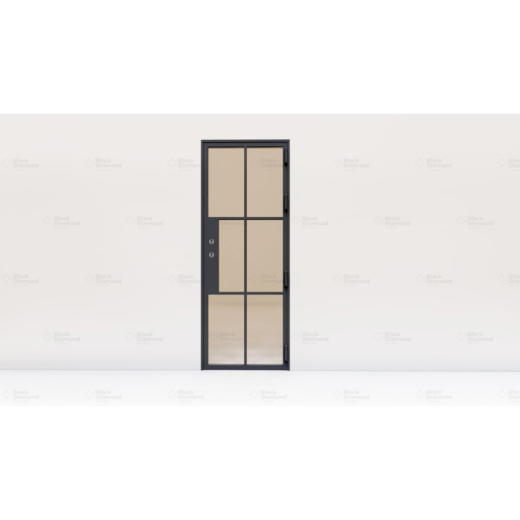 Pre-Order Light 6S - Single (Cold Rolled Steel)-Slim Cold Rolled Steel Doors-Black Diamond Iron Doors