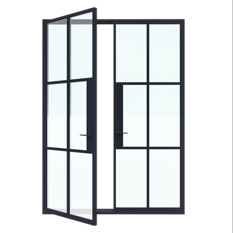 Light 6 - Double | Steel French Doors