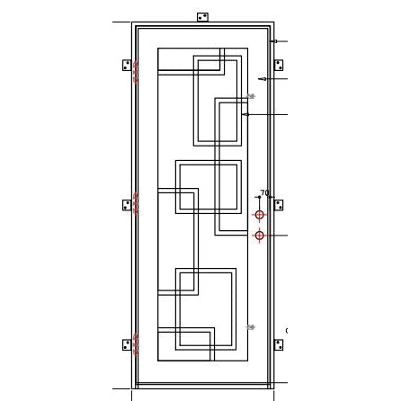 Pre-Order Tahoe-Wrought Iron Doors-Black Diamond Iron Doors